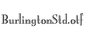 BurlingtonStd.otf