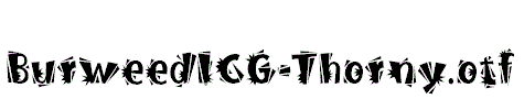 BurweedICG-Thorny.otf