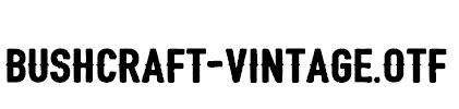 Bushcraft-vintage.otf