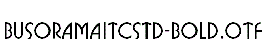 BusoramaITCStd-Bold.otf