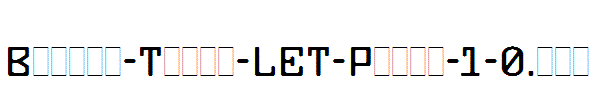 Buzzer-Three-LET-Plain-1-0.ttf