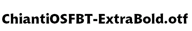 ChiantiOSFBT-ExtraBold.otf