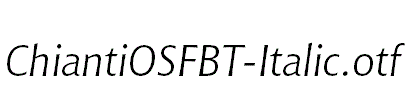 ChiantiOSFBT-Italic.otf