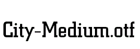 City-Medium.otf