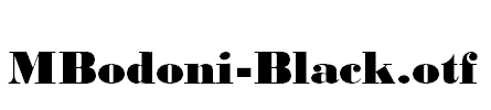 MBodoni-Black.otf