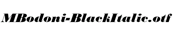 MBodoni-BlackItalic.otf