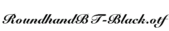 RoundhandBT-Black.otf