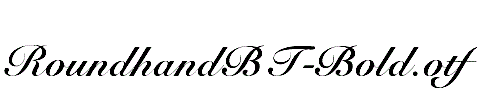 RoundhandBT-Bold.otf