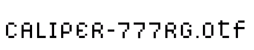 CALIPER-777RG.otf