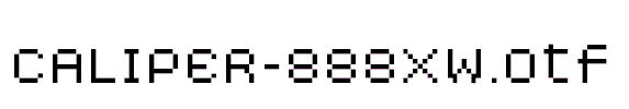 CALIPER-888XW.otf