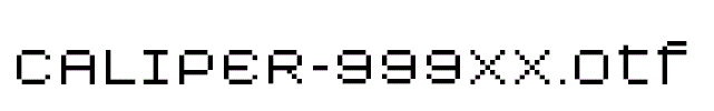 CALIPER-999XX.otf