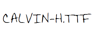 CALVIN-H.TTF