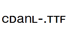 CDANL-.TTF