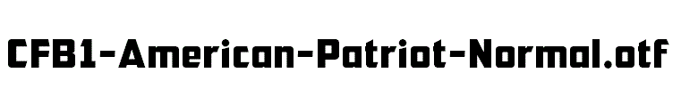 CFB1-American-Patriot-Normal.otf