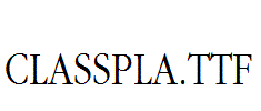 CLASSPLA.TTF