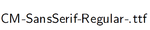 CM-SansSerif-Regular-.ttf
