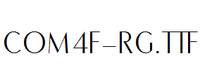 COM4F-RG.TTF