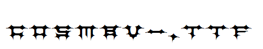 COSMBV-.TTF