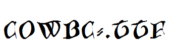 COWBC-.TTF