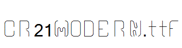 CR21MODERN.ttf