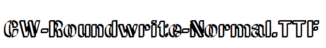 CW-Roundwrite-Normal.TTF