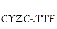 CYZC-.TTF