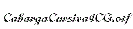 CabargaCursivaICG.otf
