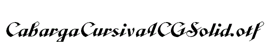 CabargaCursivaICGSolid.otf