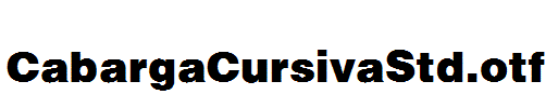 CabargaCursivaStd.otf