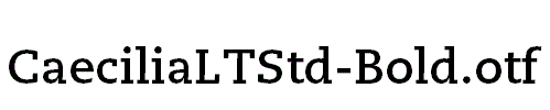 CaeciliaLTStd-Bold.otf