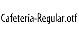 Cafeteria-Regular.otf