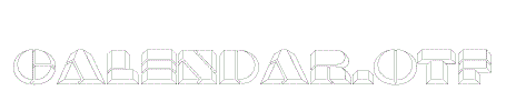 Calendar.otf