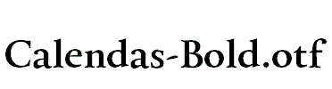 Calendas-Bold.otf