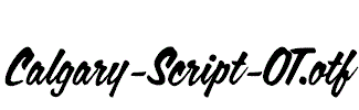 Calgary-Script-OT.otf