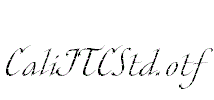 CaliITCStd.otf