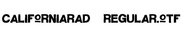 CaliforniaRad-Regular.otf