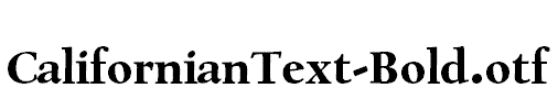 CalifornianText-Bold.otf