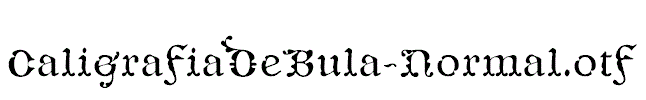 CaligrafiaDeBula-Normal.otf