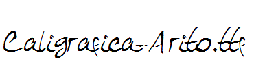 Caligrafica-Arito.ttf