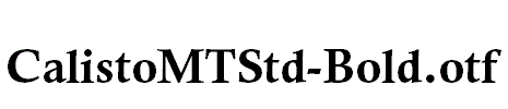 CalistoMTStd-Bold.otf