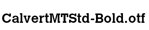 CalvertMTStd-Bold.otf