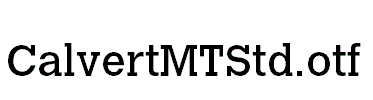CalvertMTStd.otf