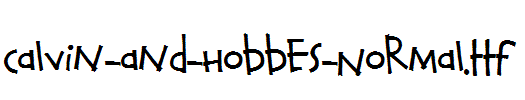 Calvin-and-Hobbes-Normal.TTF