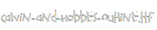 Calvin-and-Hobbes-Outline.TTF
