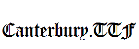 Canterbury.TTF
