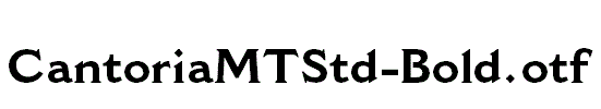CantoriaMTStd-Bold.otf