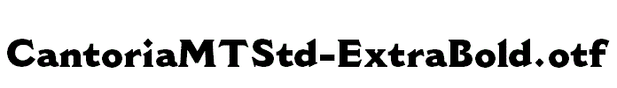 CantoriaMTStd-ExtraBold.otf
