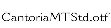 CantoriaMTStd.otf