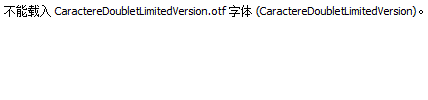 CaractereDoubletLimitedVersion.otf