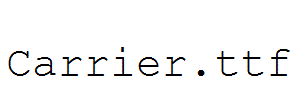 Carrier.ttf